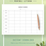 29 Ideas For Cleaning Schedule For Couples Chore Charts Free