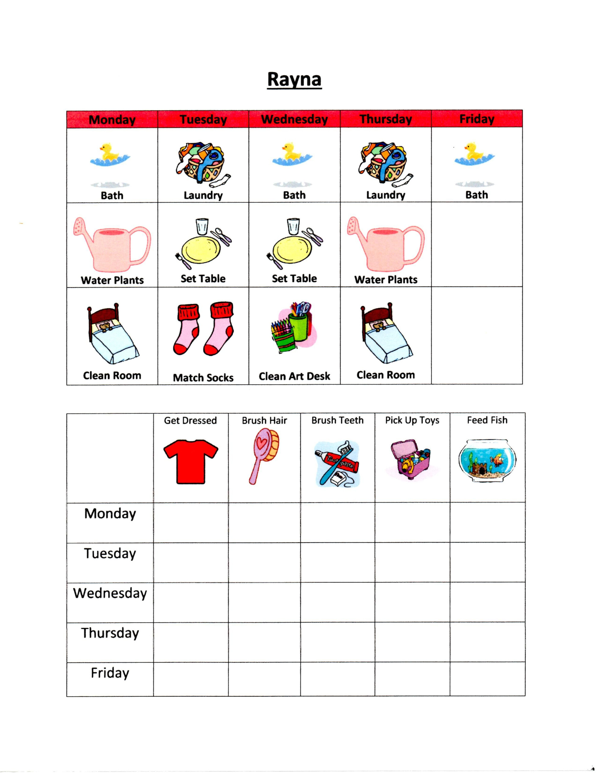 3 Year Old Weekly To Do List And Chore Chart Chore Chart Kids Charts 3 Year Old Weekly To Do List And Chore Chart Chore Chart Kids Charts