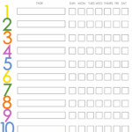 Chore Chart For Adults Printable Free Free Printable