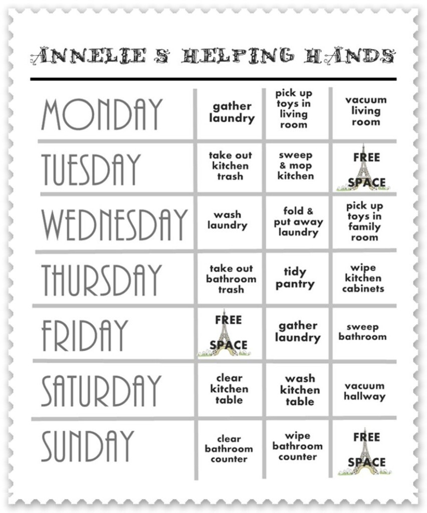 Chore Chart Kids Chores For Kids Chore Chart