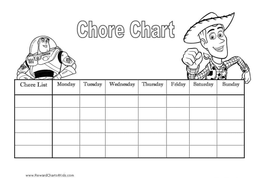 Chore Charts For Kids