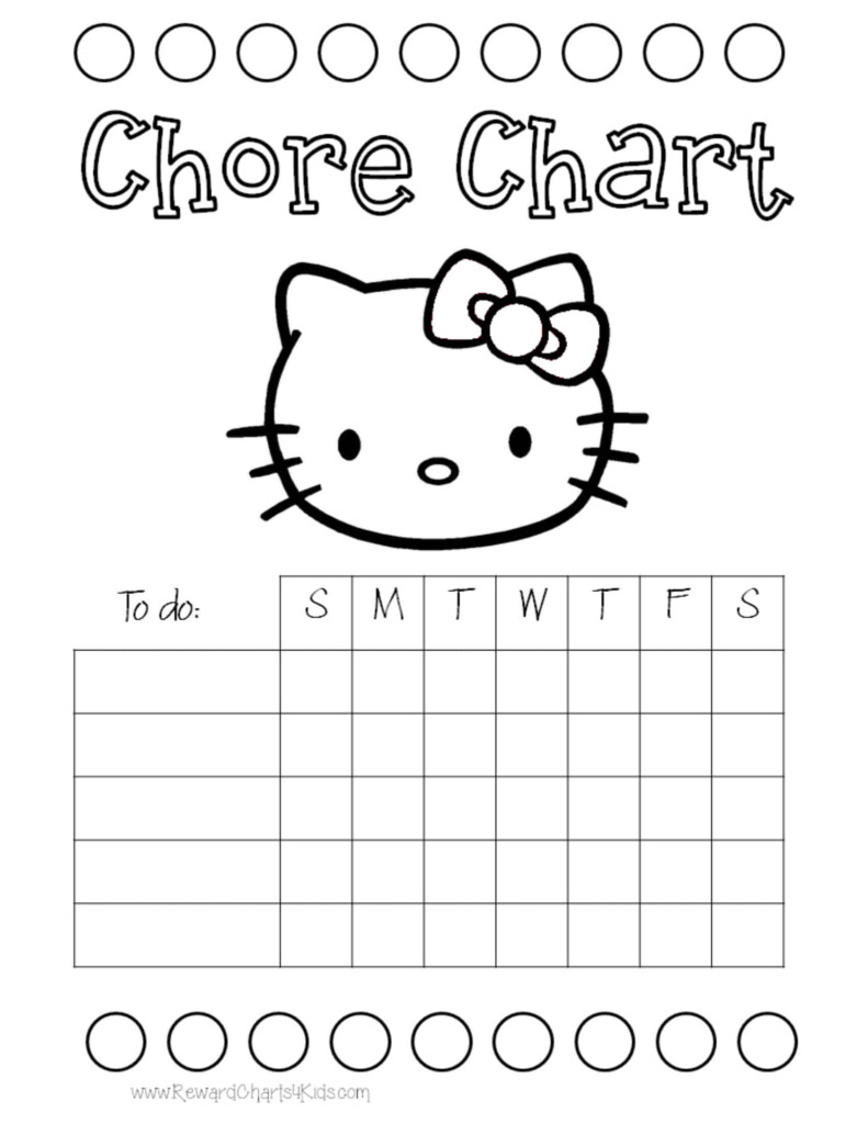 Chore Charts For Kids