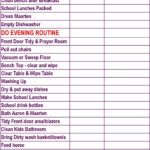 Create Your Own Chore Chart The Above Charts Can Be Laminated So