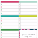 Free Kids Chore Charts Printables