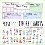 FREE Preschool Chore Charts Subscriber Freebie