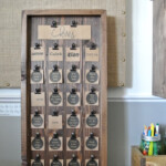Kid s Chore Chart Wooden Chore Chart Rustic Chore Chart
