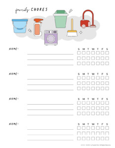 Printable Family Chore Chart IMOM - PrintableChoreCharts.net