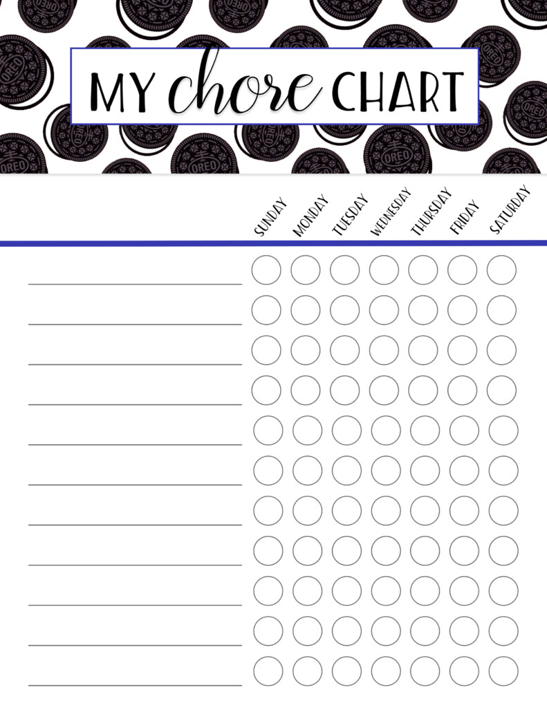 Summer Chore Charts FREE PRINTABLES SECRETS For Enforcing Them 